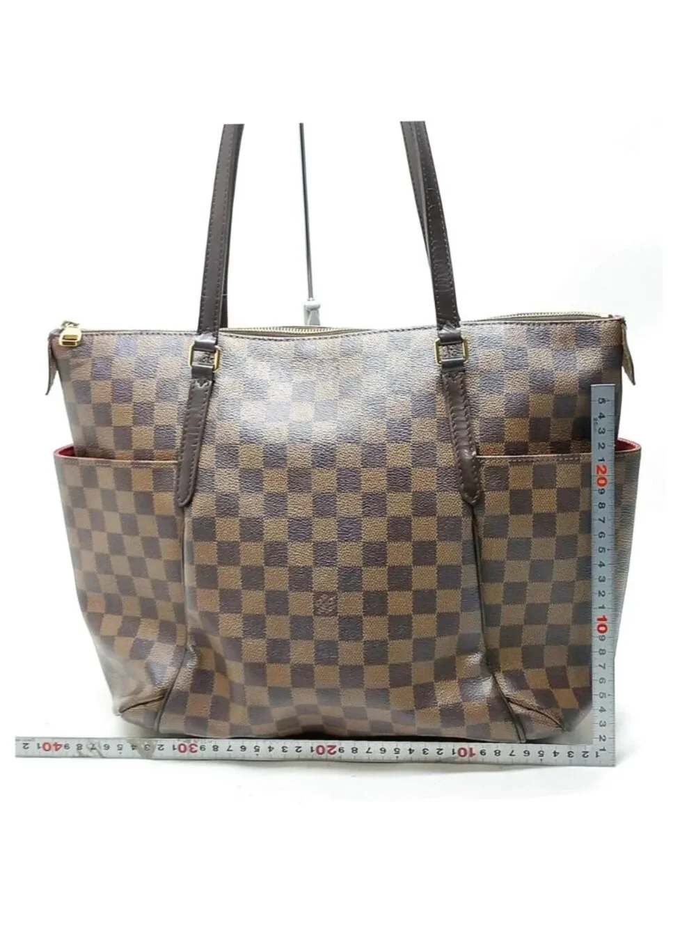 Authentic Louis Vuitton Totally MM Damier Ebene Tote Bag
